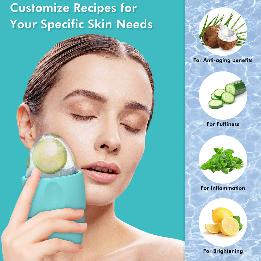 Ice Face Roller for Puffy Eyes & Skin – Instantly Depuff, Tighten & Refresh Your Glow
