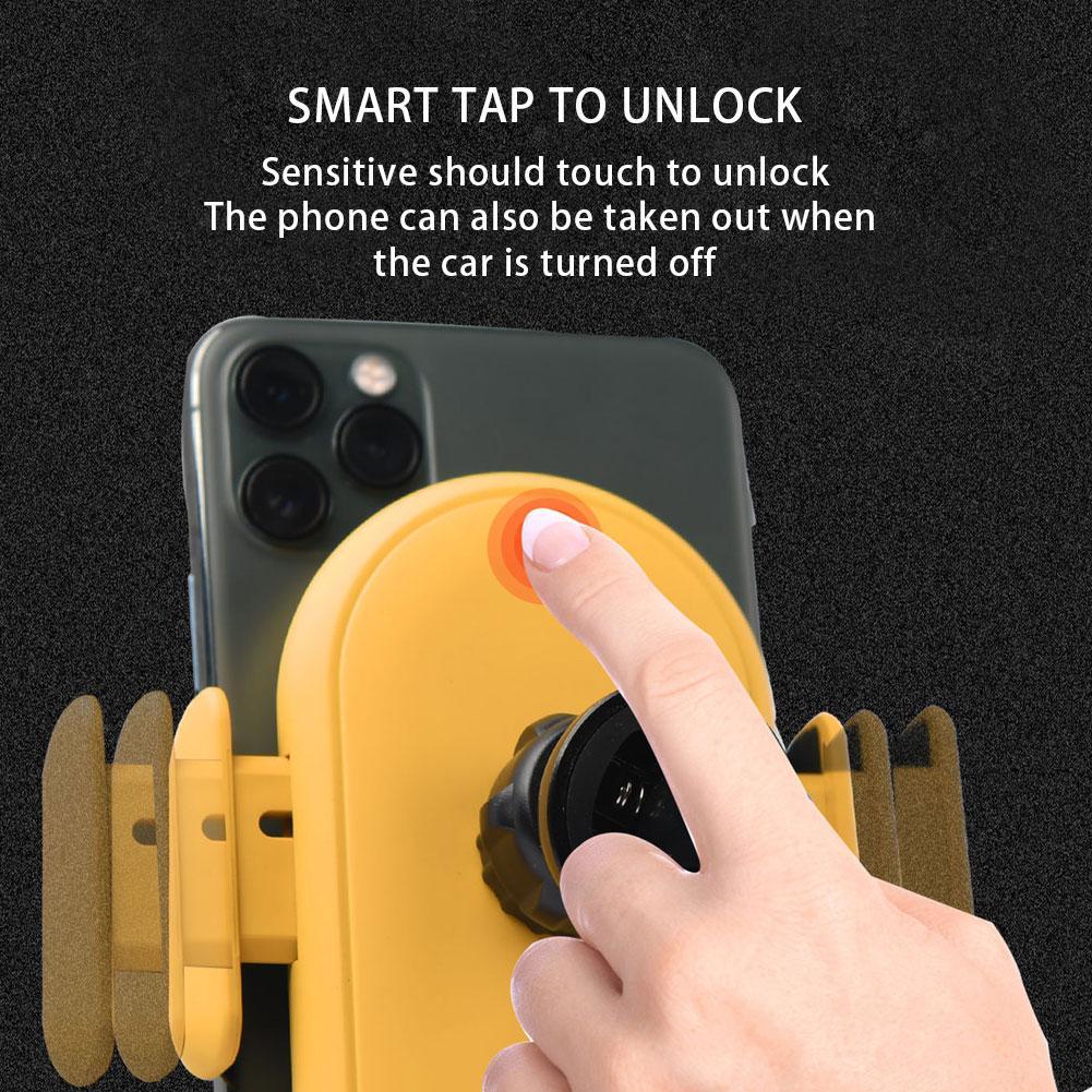 Smart Auto-Clamp Wireless Car Charger Mount
