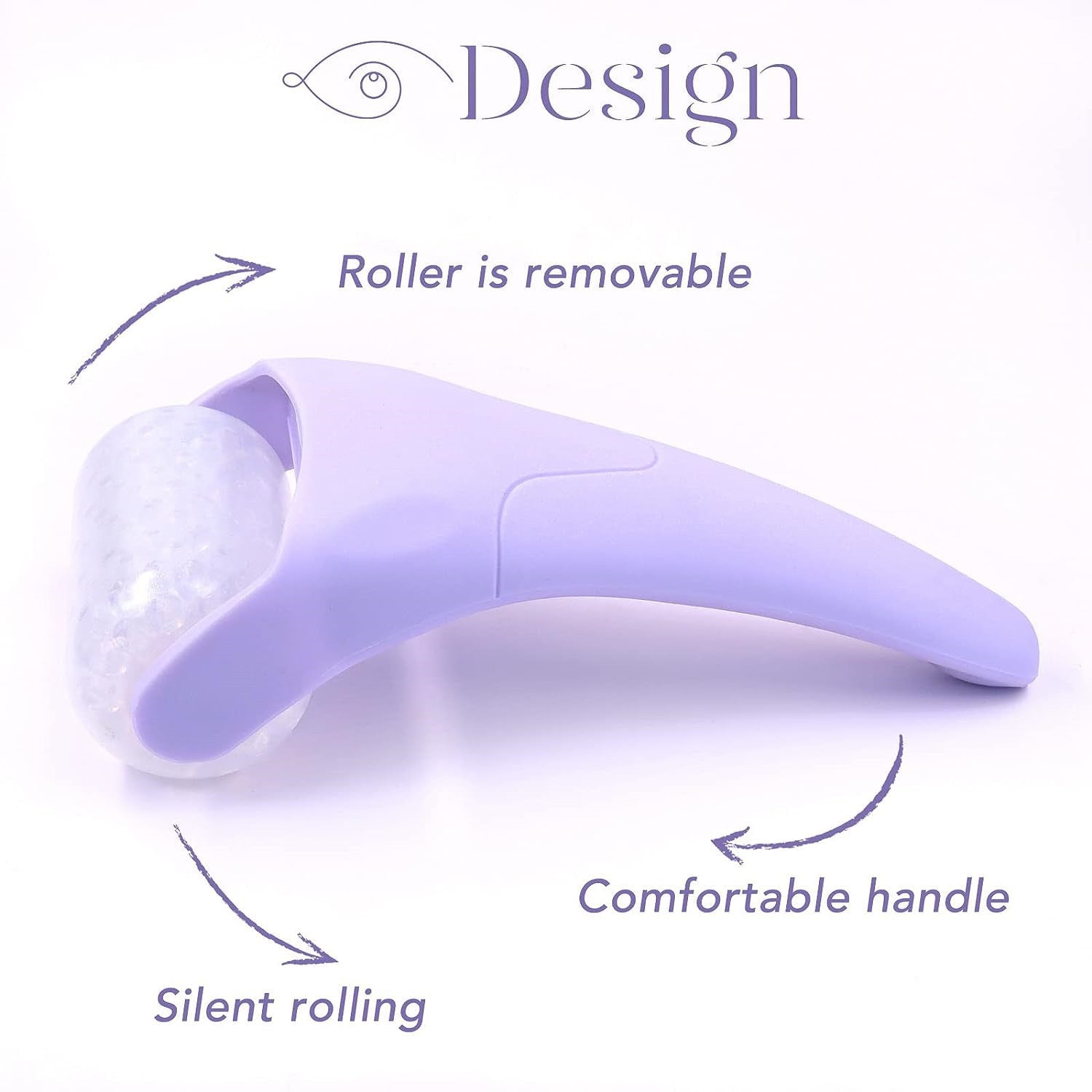 Ice Roller Facial Massager – Reduce Puffiness, Soothe Skin & Boost Natural Glow