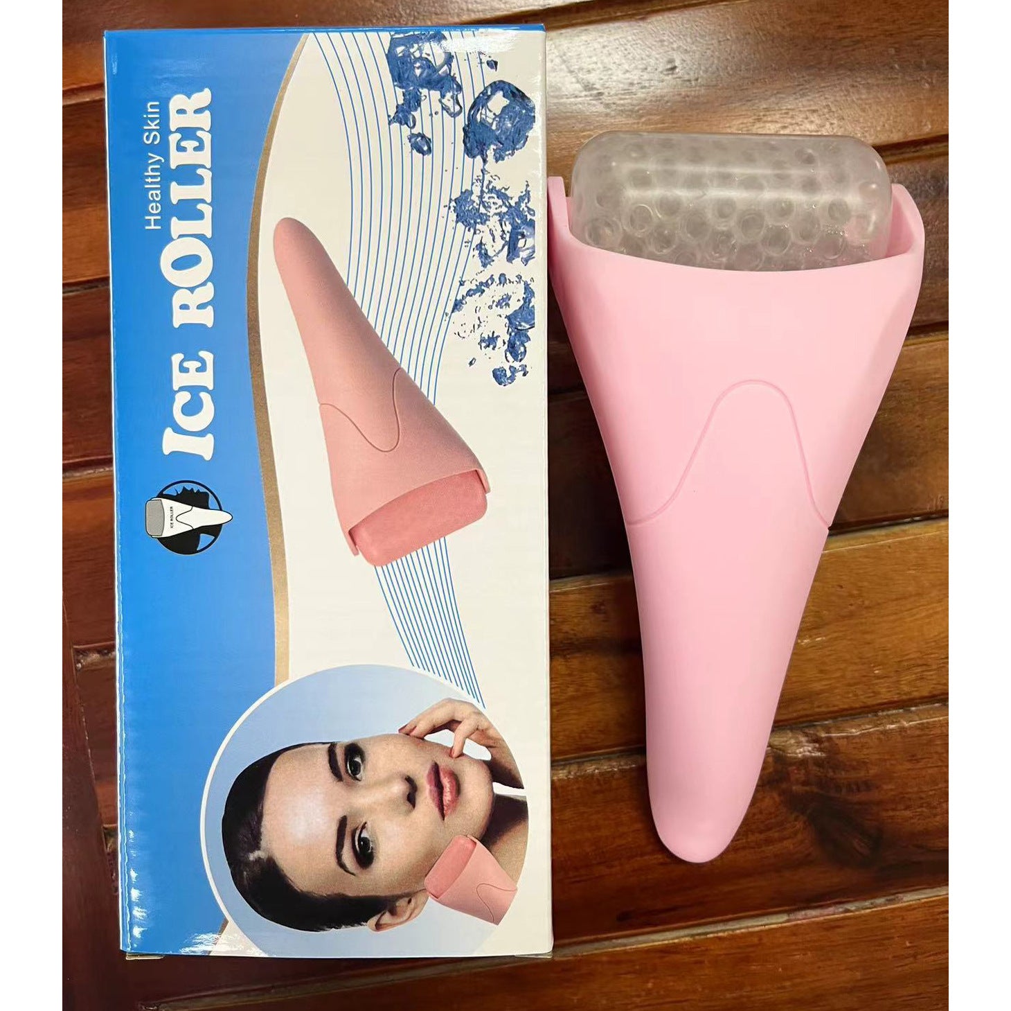 Ice Roller Facial Massager – Reduce Puffiness, Soothe Skin & Boost Natural Glow