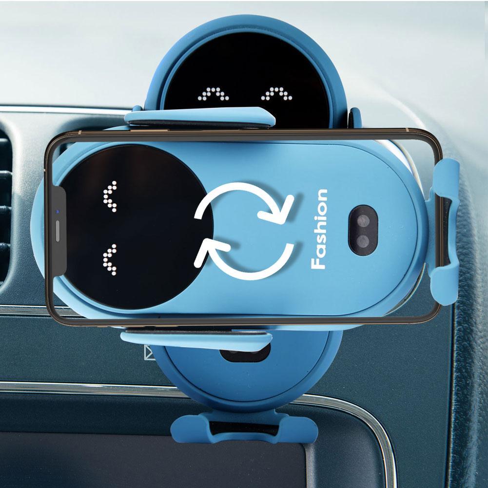 Smart Auto-Clamp Wireless Car Charger Mount