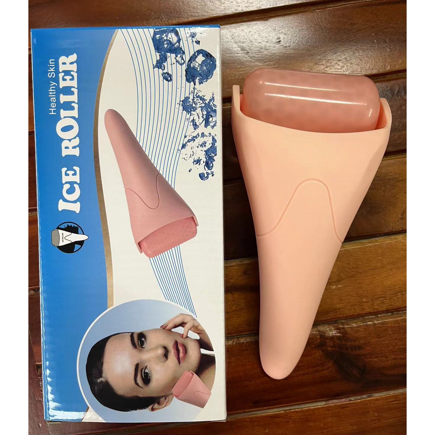 Ice Roller Facial Massager – Reduce Puffiness, Soothe Skin & Boost Natural Glow