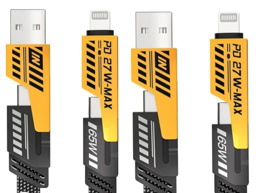 4 in 1 multi fast charger cable
