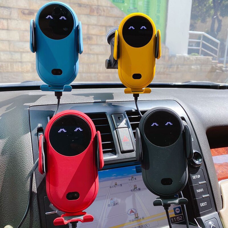 Smart Auto-Clamp Wireless Car Charger Mount