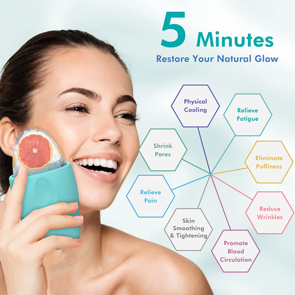 Ice Face Roller for Puffy Eyes & Skin – Instantly Depuff, Tighten & Refresh Your Glow